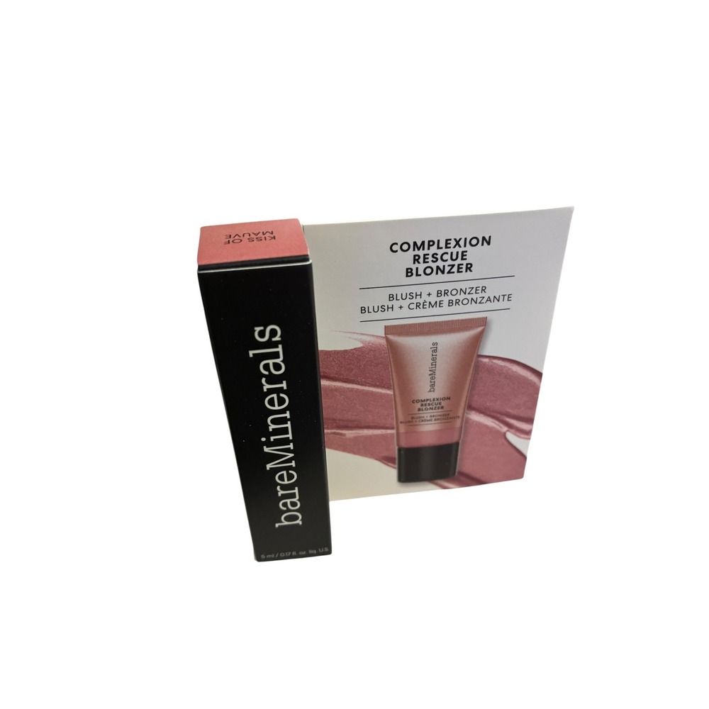 bareMinerals Kiss of Mauve Complexion Rescue Blonzer‎ Blush + Bronzer 5ml NEW